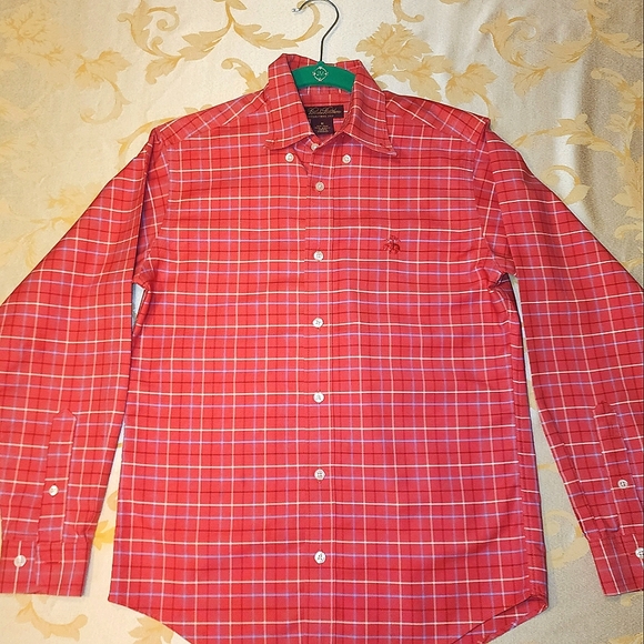 Brooks Brothers Red Plaid Button Down Shirt - Picture 1 of 8